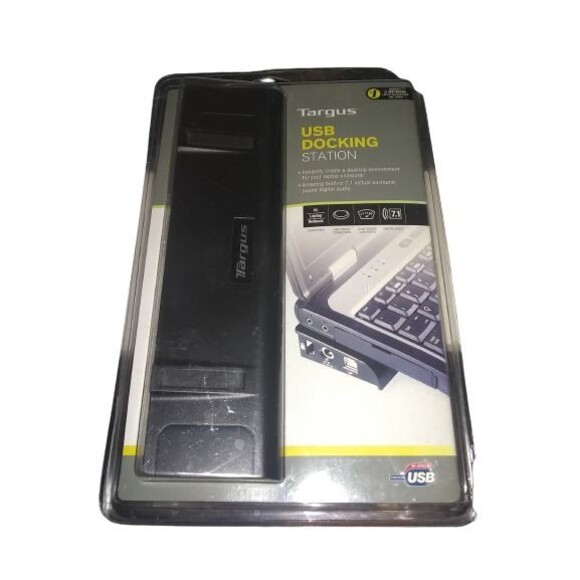 Targus ACP45US1 USB Laptop Docking Station Windows 7/2000/Vista PS/2 Dell/IBM/HP